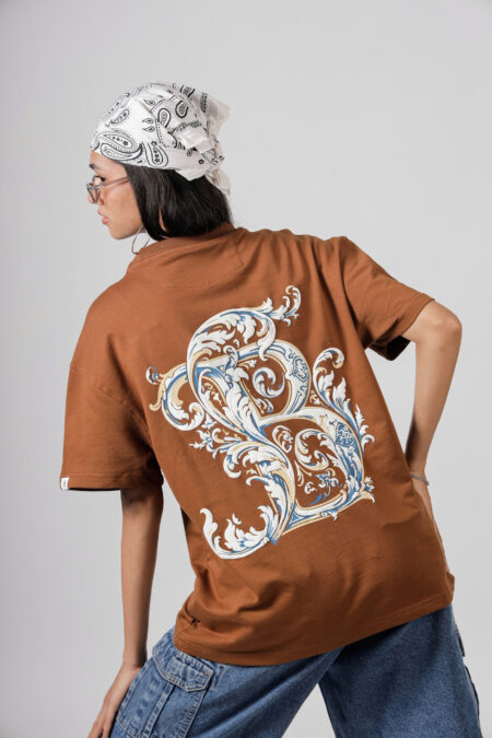 Royal Insignia Mocha Brown Women's Oversized T-Shirt